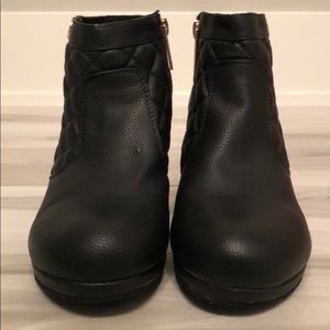 Michael Kors Black Wedge Booties